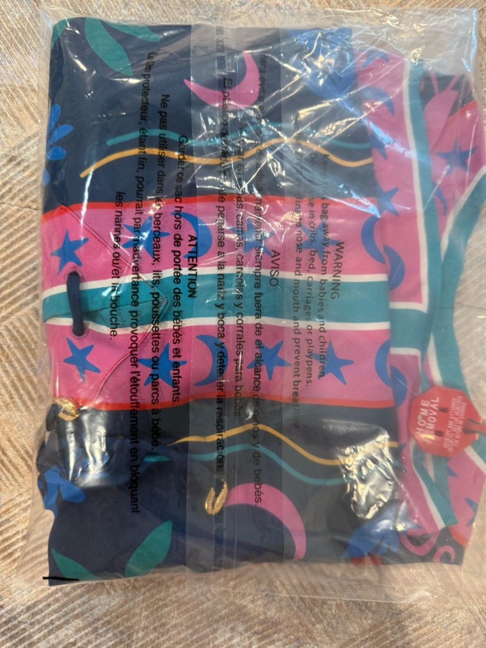 Johnny Was Navy Multicolor Silk-Blend Selena Dress - Picture 5 of 12